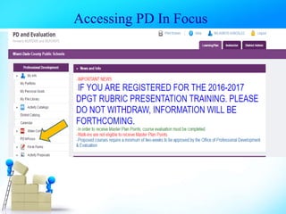 Accessing PD In Focus
 