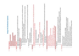 Building Electrical Systems Design