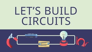 Constructing Circuits Building Electric Circuits Activity Science Presentation in Light Green ...