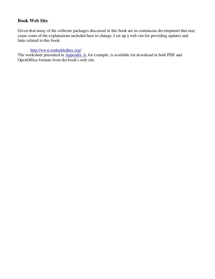 Building Embedded Linux Systems Pdf Building Embedded Linux Systems Pdf