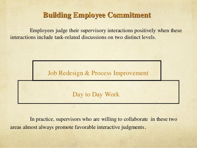 Building Employee Commitment