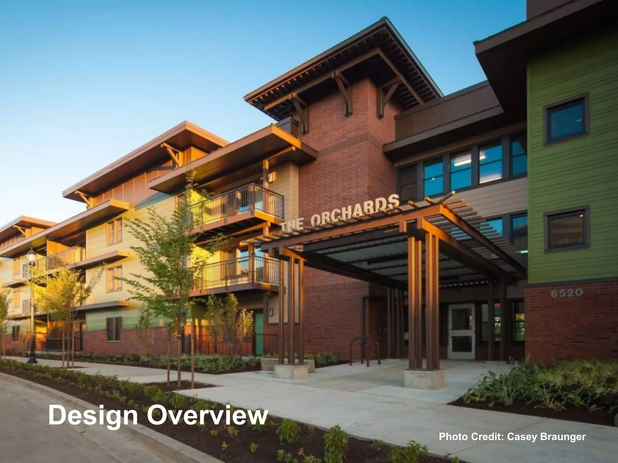 Design Overview
Photo Credit: Casey Braunger
 