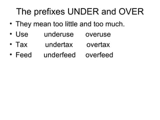 Building english words | PPT
