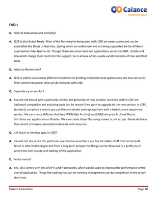 Building Enterprise Application with J2EE | PDF