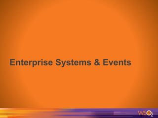 Enterprise Systems & Events
 