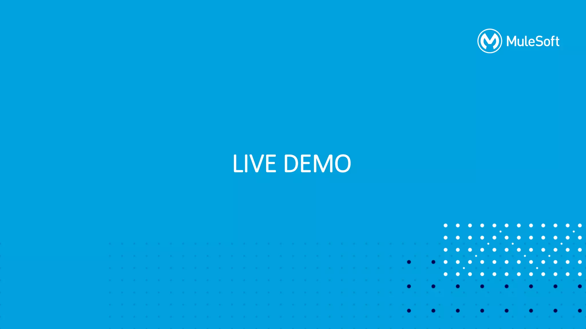 LIVE DEMO
 