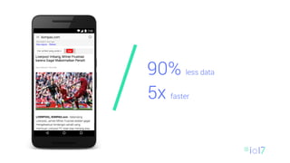 90% less data
5x faster
 