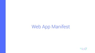 Web App Manifest
 