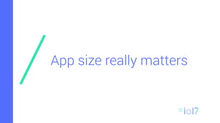 App size really matters
 