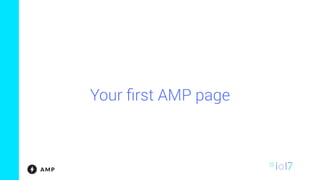 Your ﬁrst AMP page
 