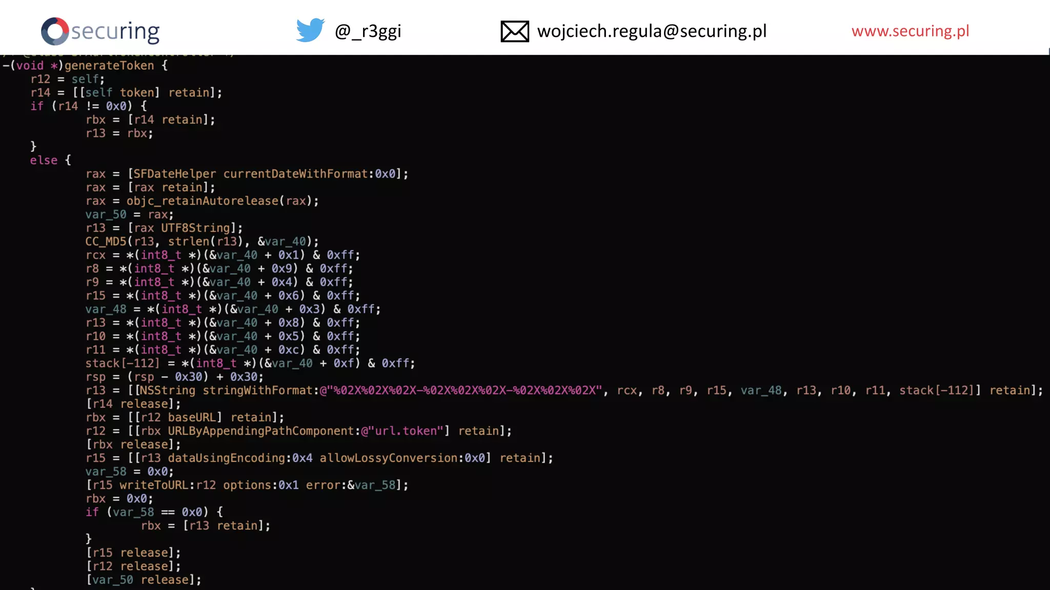 www.securing.plwww.securing.pl@_r3ggi wojciech.regula@securing.pl
 