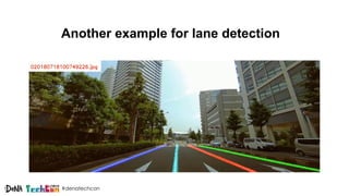 #denatechcon
Another example for lane detection
 