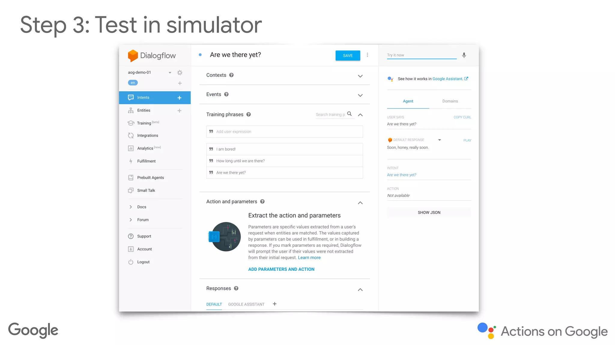 Step 3: Test in simulator
 
