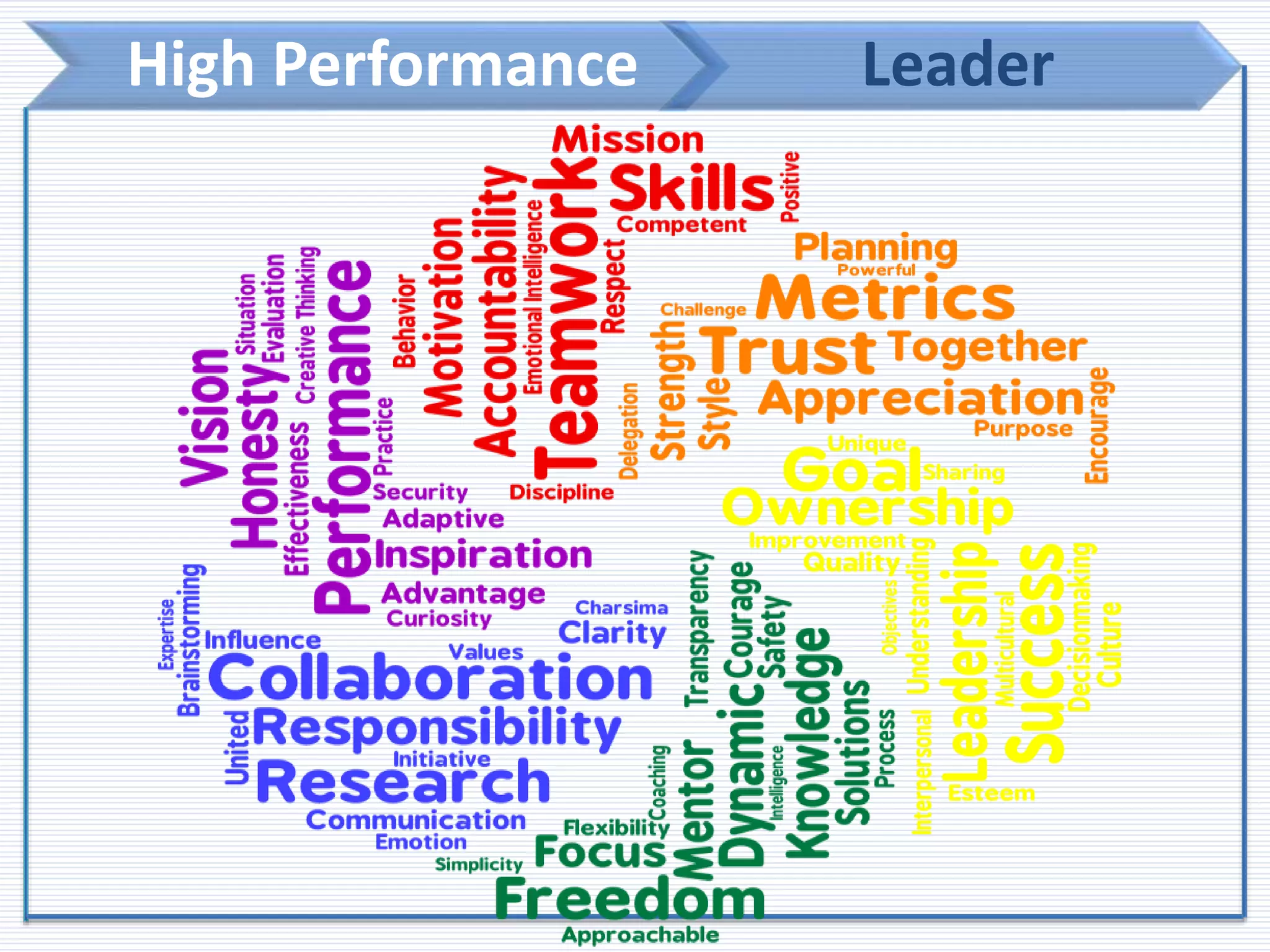 High Performance Leader
 