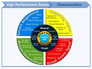 High Performance Teams Characteristics
 