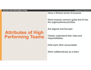 Building High Performing Teams Using Scrum | PDF