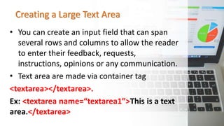 Building html forms | PPTX