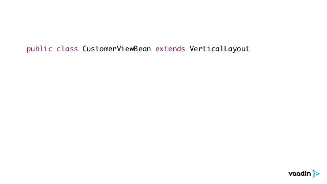 vertical layout