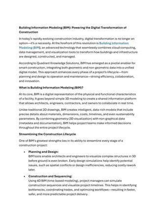 From Blueprint to Digital Twin: The Power of Building Information ...