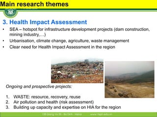 Building institutional research capacity for integrated approaches: An example from Vietnam