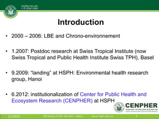 Building institutional research capacity for integrated approaches: An example from Vietnam