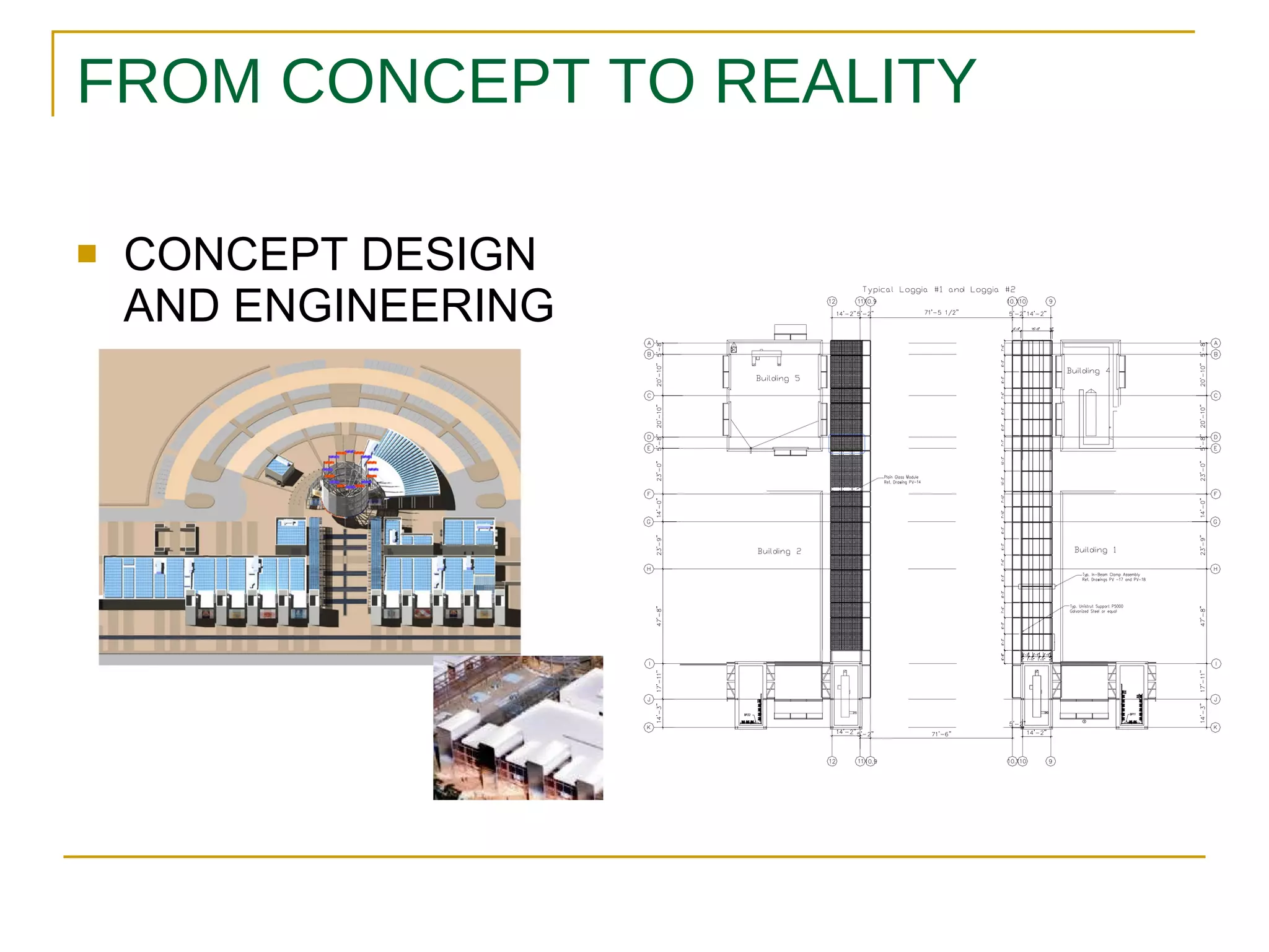 FROM CONCEPT TO REALITY CONCEPT DESIGN AND ENGINEERING