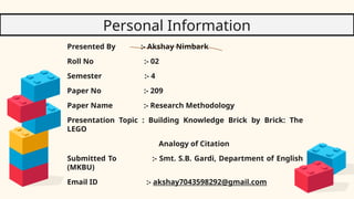 Building Knowledge Brick by Brick_ The LEGO Analogy of Citation.pptx