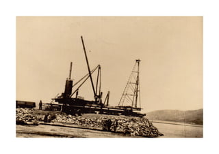 Knysna: Building the railway bridges 1927-8