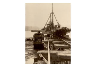 Knysna: Building the railway bridges 1927-8