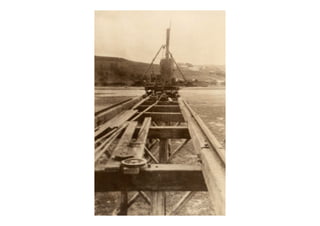 Knysna: Building the railway bridges 1927-8