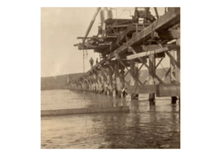 Knysna: Building the railway bridges 1927-8