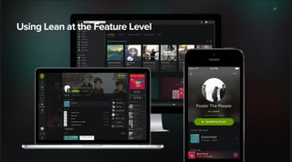 Using Lean at the Feature Level
27
 