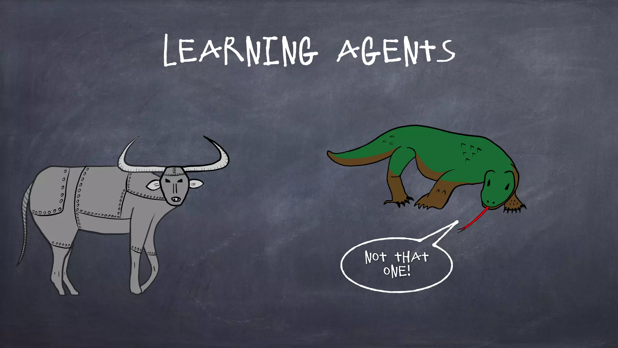 Learning Agents
Not that
One!
 