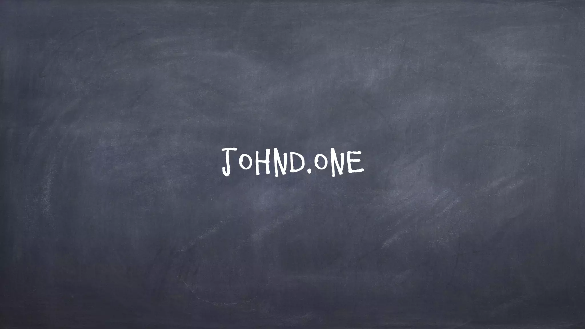 johnd.one
 