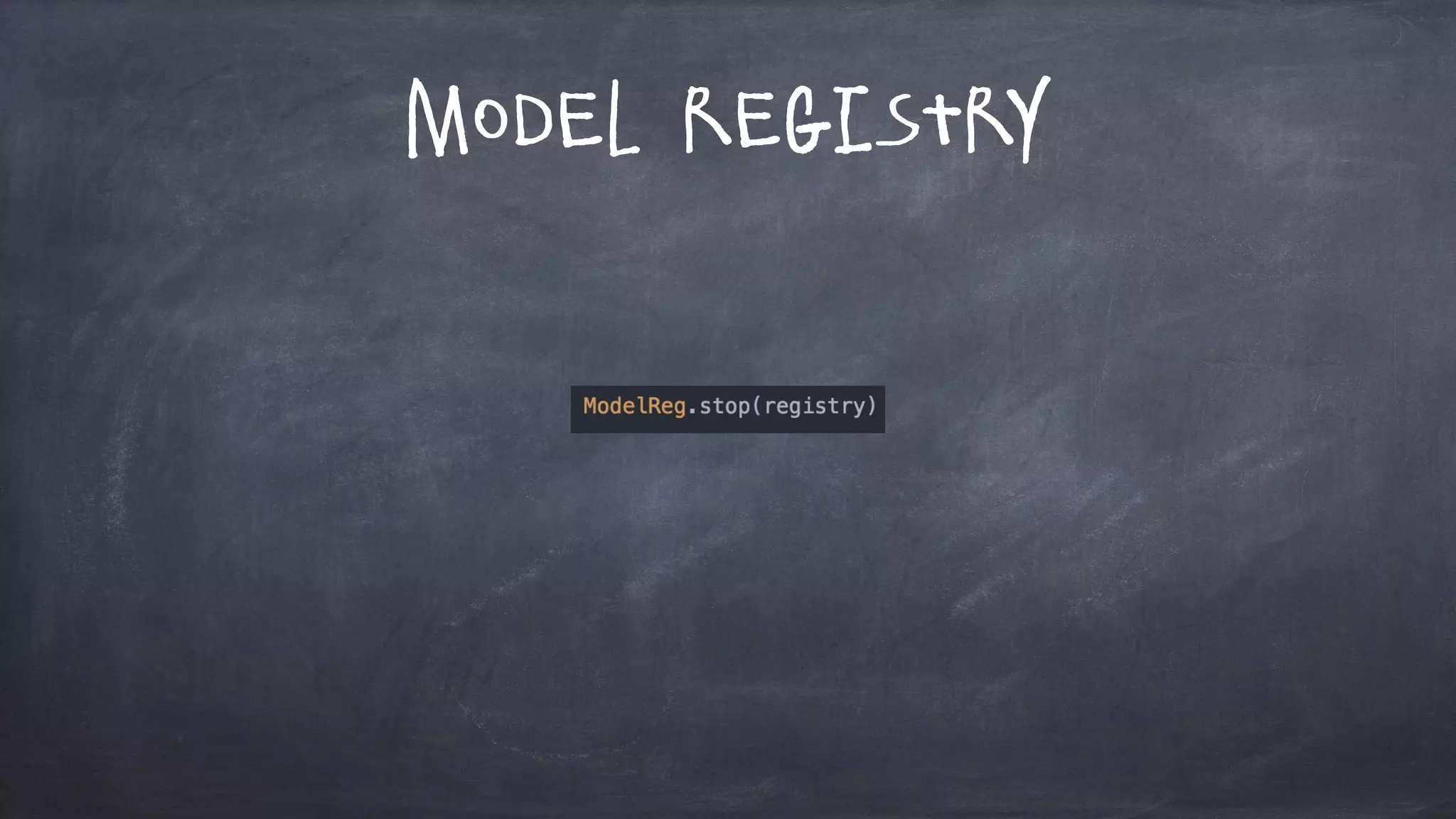 Model Registry
 