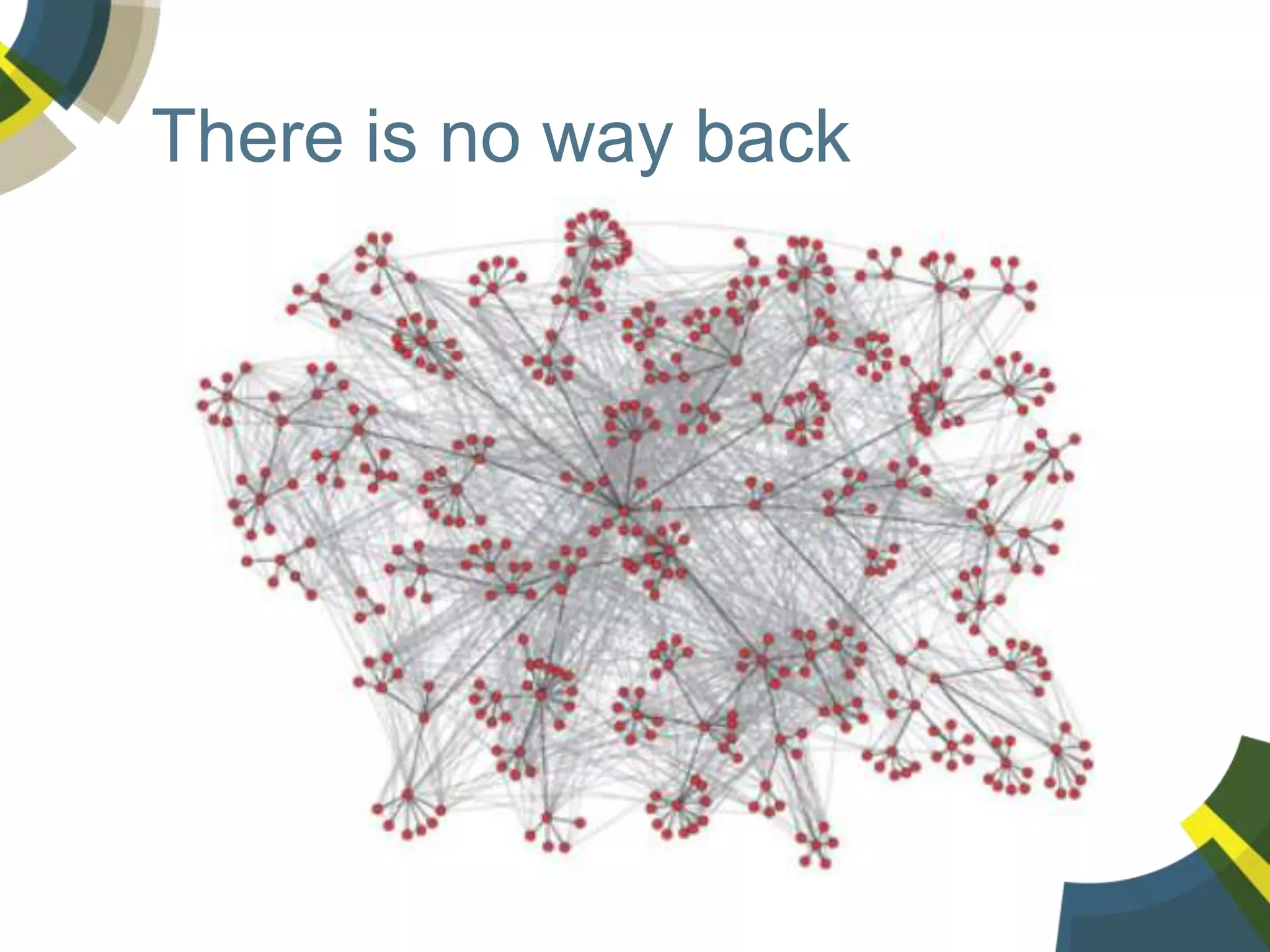 There is no way back
 