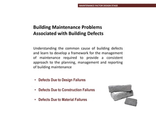 Building maintenance | PPTX