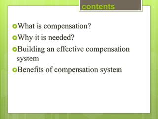 Building market competitive compensation | PPTX