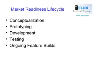 Market Readiness Lifecycle Conceptualization  Prototyping Development Testing Ongoing Feature Builds 