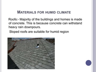 Building material for different climate activity | PPT
