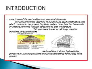 Building materials as lime | PPTX