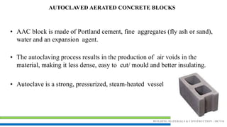 Building Materials & Construction Module-1 Building Materials | PDF