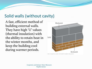 Building methods and construction technology 1 | PPTX