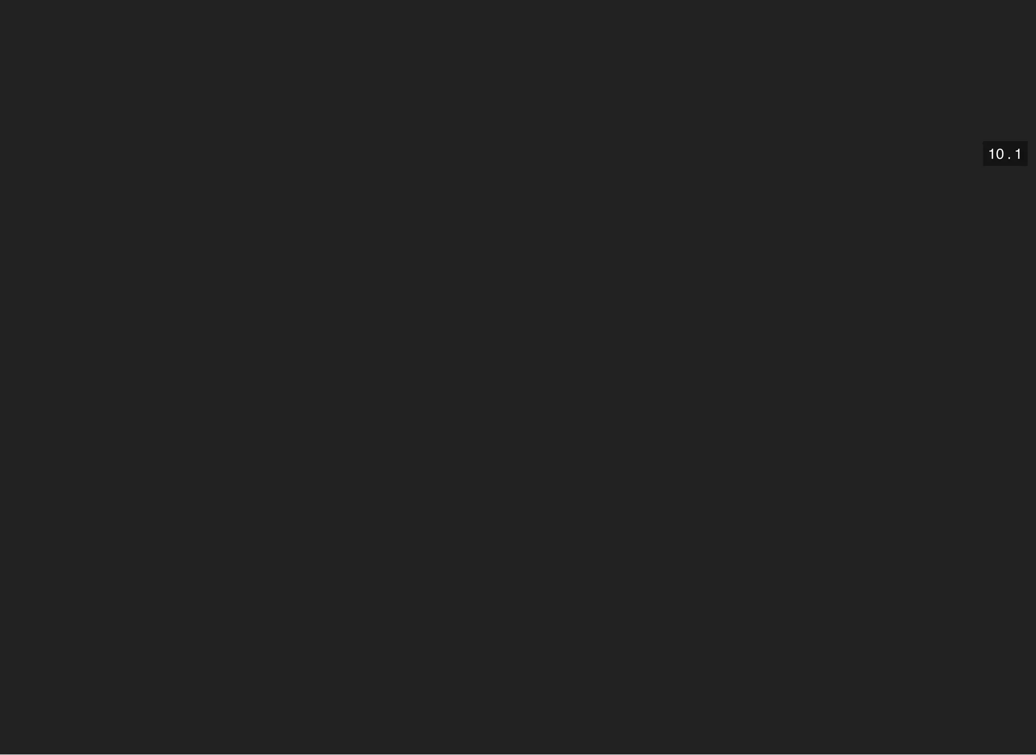 10 . 1 