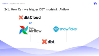 [KR] Building modern data pipeline with Snowflake + DBT + Airflow.pdf
