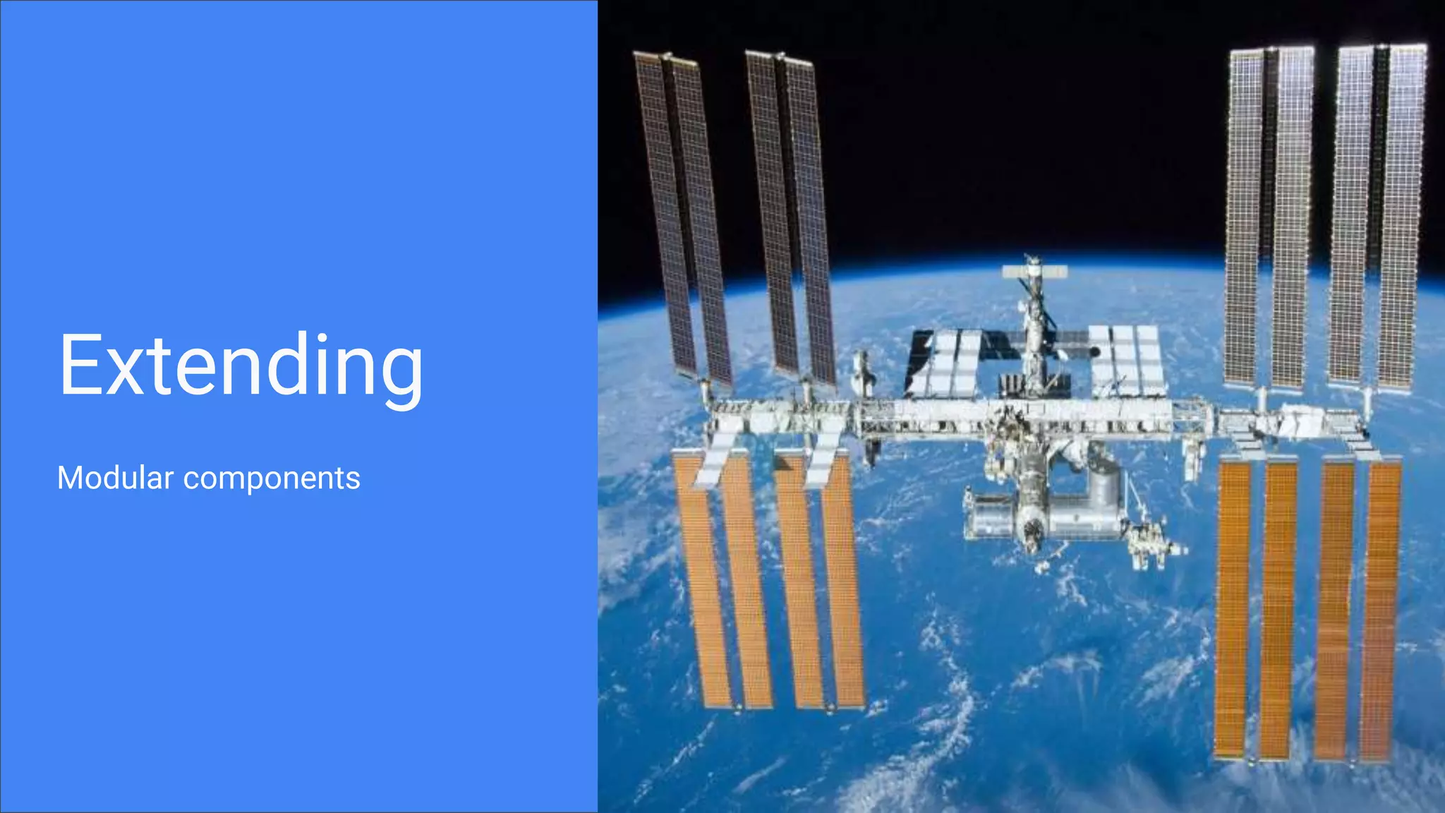 Extending Modular components 