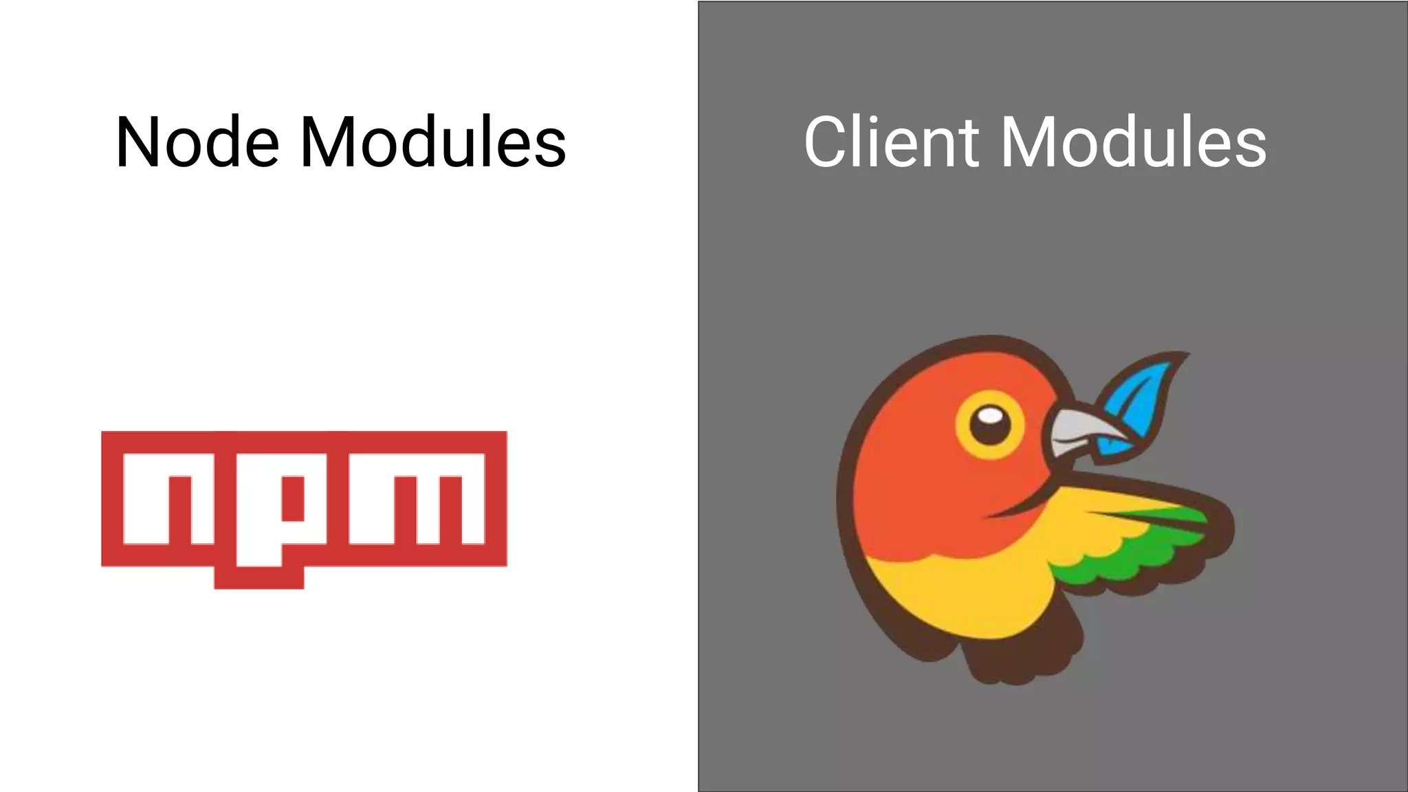 Node Modules Client Modules 
