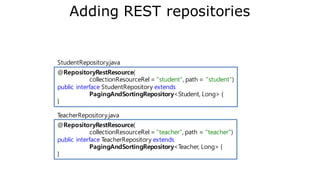 Using AOP for Metering / Billing – 2
@Aspect
public class MeteringAdvice {
@Before(@annotation(metered))
public void checkAvailable(Metered metered) throws
NoServiceAvailableException {
…..
//Check if the service is available for the requested
tenant
}
@AfterReturning(@annotation(metered))
public void meter(Metered metered) throws Exception {
….
//Add usage log
}
}
 