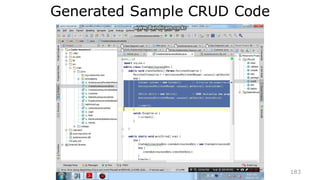 Navigating between Model and Code
Jumping from diagram to Code:
Right-click on the class  Select in
Code
169
Jumping from Code to Diagram:
Right-click on the source file 
Visual Paradigm EE  Select in
Diagram
 