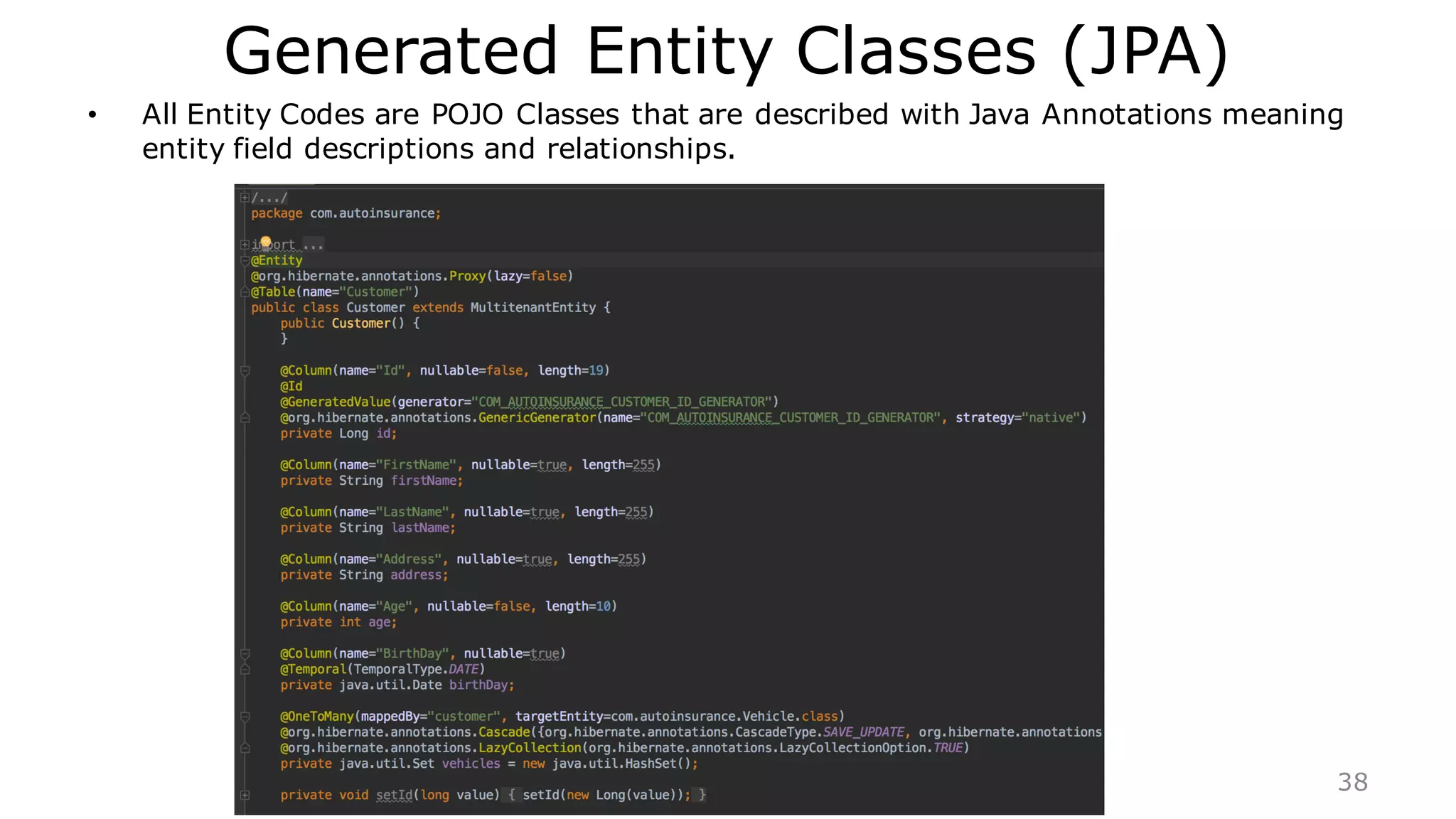 Entity & Value Object  ERD, DB, ORM
38
 